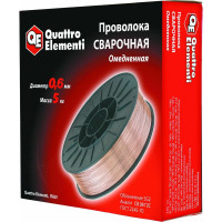 Проволока сварочная омедненная (5 кг; 0.6 мм) QUATTRO ELEMENTI 770-346