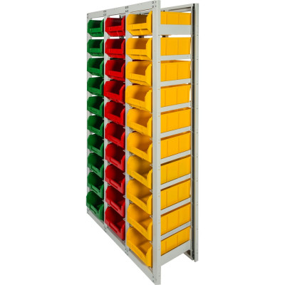 Стеллаж с направляющими Стелла-техник стационарный, 1 основная и 2 дополнительные, CP-3