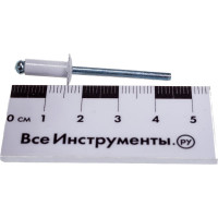 Крашенная заклепка Kenner алюм/сталь 4,8х12 RAL9003 500шт зк48129003