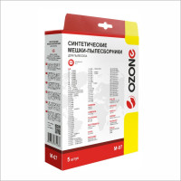 Мешки-пылесборники синтетические (5 шт; с микрофильтром) для пылесоса LG OZONE M-07