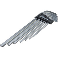 Набор Г-образных шестигранных экстрадлинных ключей 2.5-10мм 7шт JTC 5351