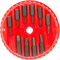 Набор вставок в боксе 1/4 DR торкс T7-T40 10шт JTC 5361