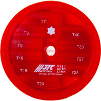 Набор вставок в боксе 1/4 DR торкс T7-T40 10шт JTC 5361