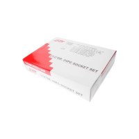 Набор двенадцатигранных торцевых головок 1/2" 10-32мм в кейсе 24шт JTC-T424B