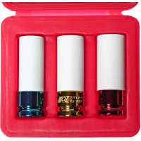 Набор ударных головок для литых дисков 17-19-21мм 3шт JTC-3304