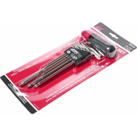 Набор Г-образных ключей TORX T10Н-Т50H 9шт JTC-3924