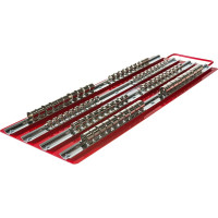 Держатель головок реечный JTC 1/4" х 20 шт, 3/8" х 30 шт, 1/2" х 30 шт, 440x150 мм, 3413 743284