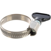 Обжимной хомут QUATTRO ELEMENTI 20-35 мм нержавеющая сталь с ключом 2 шт 642-234