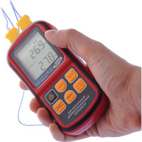 Измеритель температуры цифровой двухканальный МЕГЕОН 16312 00000006463