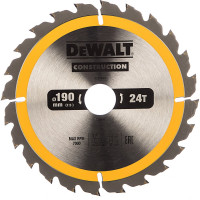 Пильный диск CONSTRUCT (190х30 мм; 24 ATB) DEWALT DT1944