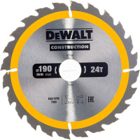 Пильный диск CONSTRUCT (190х30 мм; 24 ATB) DEWALT DT1944