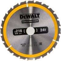 Пильный диск CONSTRUCT (216х30 мм; 24 ATB) DEWALT DT1952