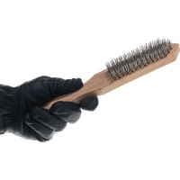 Корщетка с деревянной ручкой FIT IT 6-ти рядная 38406