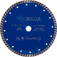 Диск алмазный PROFESSIONAL турбо по железобетону (230х22.2 мм) Solga Diamant 10704230