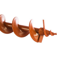 Шнек для грунта однозаходный GDB-100 (20 мм; 100 мм; 80 см) CARVER 01.003.00044