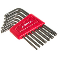 Набор Г-образных ключей с внешней звездочкой FORCE Т10-Т40 7 предметов 5071