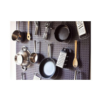 Перфопанель 595х595х5мм, черная ESSE ST012P