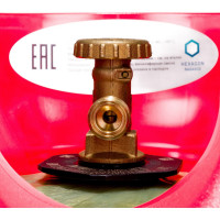 Баллон пропановый полимерно-композитный взрывобезопасный LPG 18.2 л вентиль с российским разъемом Hexagon Ragasco 100579