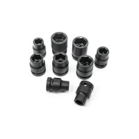 Комплект ударных торцевых головок (11-22 мм; 1/2"; 9 шт.) Hans 84609M