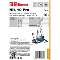 Мешки для промышленных пылесосов NIL 15 Pro (5 шт.) Filtero 05765