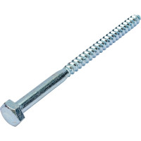 Сантехнический болт DIN 571 оцинкованный 10х160, 2шт - пакет Tech-Krep/Zitar 113139