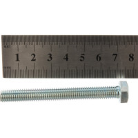 Болт DIN 933 с шестигранной головкой, оцинкованный М8х70, 20шт - коробка Tech-Krep 105213