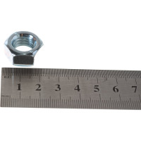 Шестигранная гайка DIN 934 оцинкованная М12, 10шт - пакет Tech-Krep/Zitar 103028