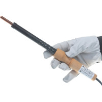 Электропаяльник с деревянной рукояткой 100Вт Без бренда 55407-100