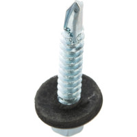 Кровельный саморез Tech-Krep КР ZP сверло 5,5х32 30 шт, коробка с окном 124637