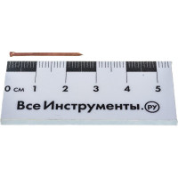 Финишный гвоздь омедненный 1,4x25 мм, 50 шт, пакет Zitar 104918