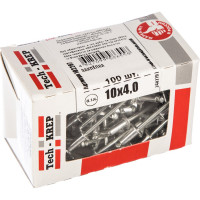Заклепка 4.0х10, 100шт - коробка Tech-Krep 102287