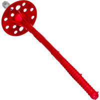 Дюбель для теплоизоляции с металлическим гвоздём с термоголовкой 10х200, 25шт - пакет Tech-Krep 124472