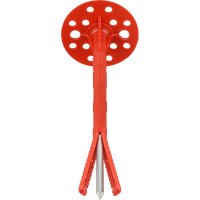 Дюбель для теплоизоляции с металлическим гвоздём 10х180, 50шт - пакет Tech-Krep 102050