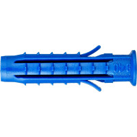 Распорный дюбель Чапай 8х40 шипы+усы, полипропилен 100шт - пакет Tech-Krep 117857