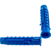 Распорный дюбель Чапай 8х40 шипы+усы, синие 500шт - пакет Tech-Krep 111148