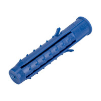 Распорный дюбель Чапай 12х70 шипы+усы, синие 200шт - пакет Tech-Krep 111137