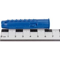 Распорный дюбель Чапай 12х70 шипы+усы, синие 200шт - пакет Tech-Krep 111137