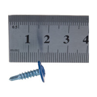 Саморез Tech-Krep/Zitar ШСММ сверло 4,2х16 синий KP RAL 5010 20 шт, пакет 125526