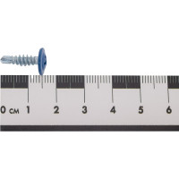 Саморез Tech-Krep/Zitar ШСММ сверло 4,2х16 синий KP RAL 5010 20 шт, пакет 125526