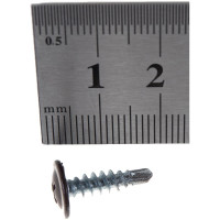 Саморез Tech-Krep/Zitar ШСММ сверло 4,2х16 темно-коричневый KP RAL 8017 20 шт, пакет 125491