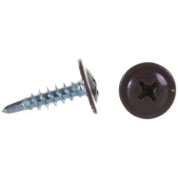 Саморез Tech-Krep/Zitar ШСММ сверло 4,2х16 темно-коричневый KP RAL 8017 20 шт, пакет 125491