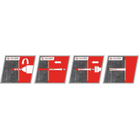 Дюбель-гвоздь 6х80 потайная манжета, нейлон 100шт - ведро Tech-Krep 101334