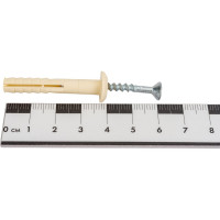 Дюбель-гвоздь Tech-Krep 6х40 гриб, нейлон, 150 шт., ведро 101331