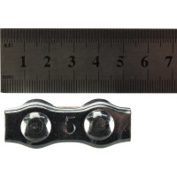 Зажим для троса 5мм 1шт - ярлык Tech-Krep Duplex 108074