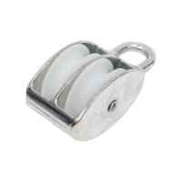 Двойной оцинкованный блок для троса, нейлоновый шкив 50мм 1шт - ярлык Tech-Krep 112733