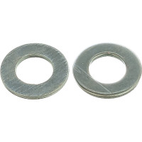Плоская оцинкованная шайба DIN125а М10 100шт - коробка Tech-Krep 105261