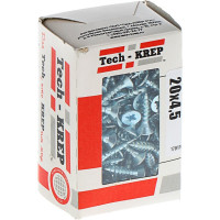 Универсальный саморез Tech-Krep 20х4,5 мм 200 шт, оцинкованный, коробка с окном 102187