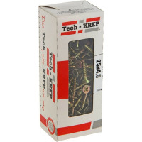 Универсальный саморез Tech-Krep 25х4,5 мм 200 шт желтый, коробка с окном 102251