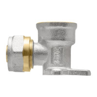 Угольник водорозетка с креплением 16х1/2" ц/г Rvc RC 00695