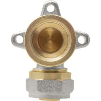 Угольник водорозетка с креплением 16х1/2" ц/г Rvc RC 00695